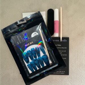 WHY SO SERIOUS Blue Nail Art Kit